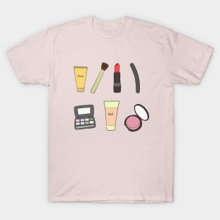 Cosmetics for women, collection. T-Shirt